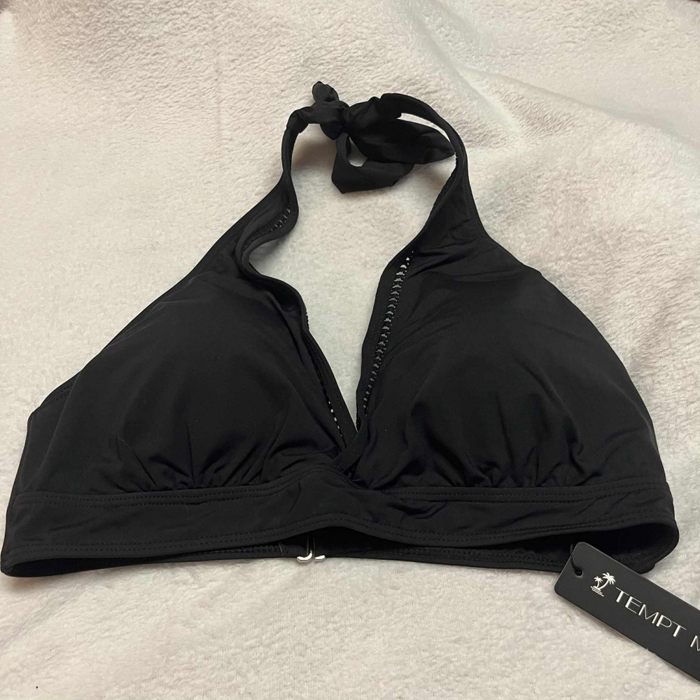 Tempt Me Women Halter Triangle Bikini Top Push Up Swimsuit XL